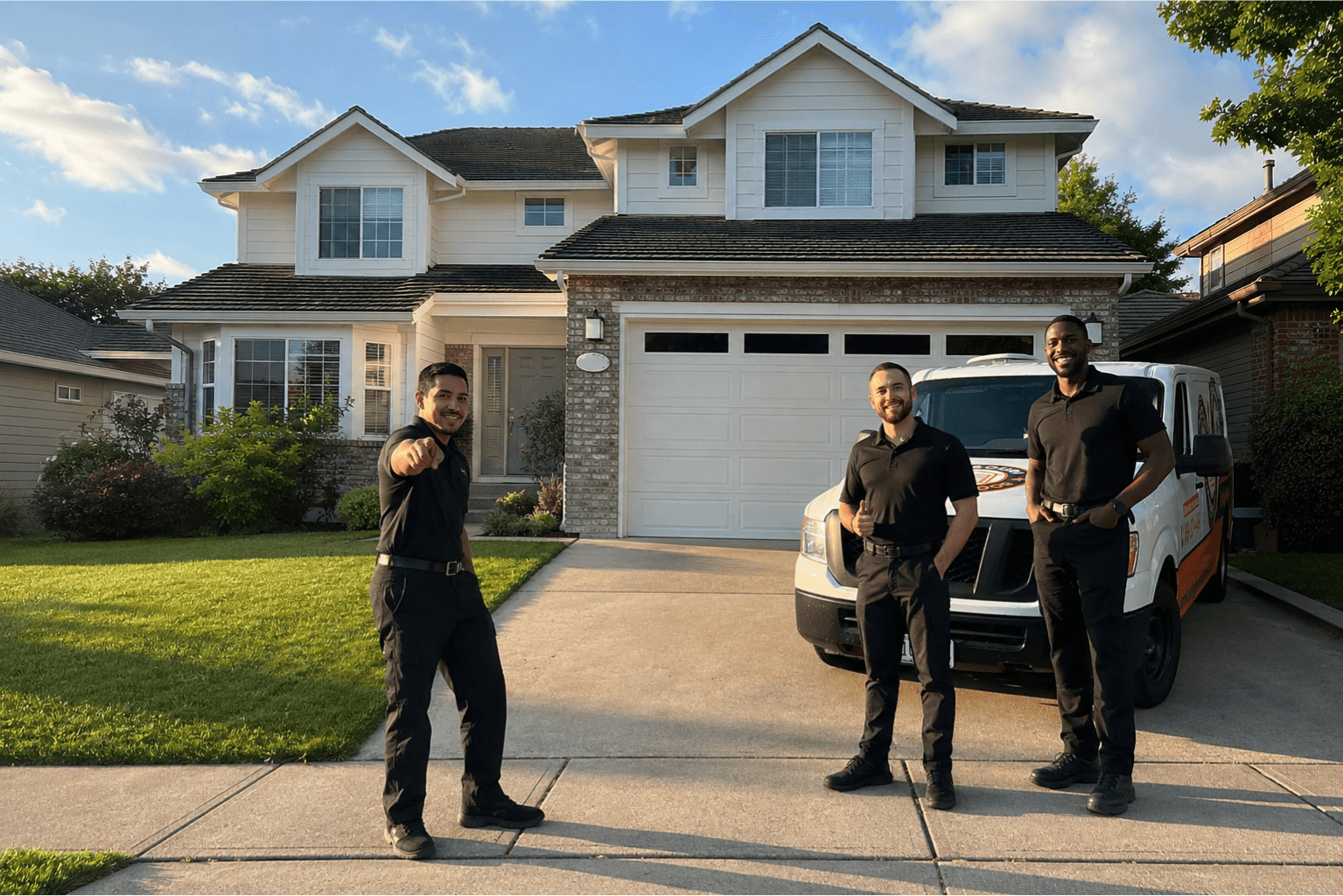 Missouri Home with beautiful Garage Doors