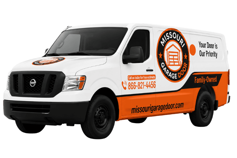 Professional Garage Door Service Van